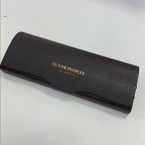Oliver People’s Hard Case and cleaning cloth